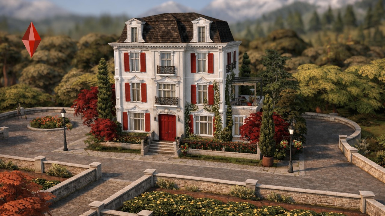 Romantic Townhouse | Valentine’s Day Special❤️ | The Sims 4 Speed Build | Ravenwood