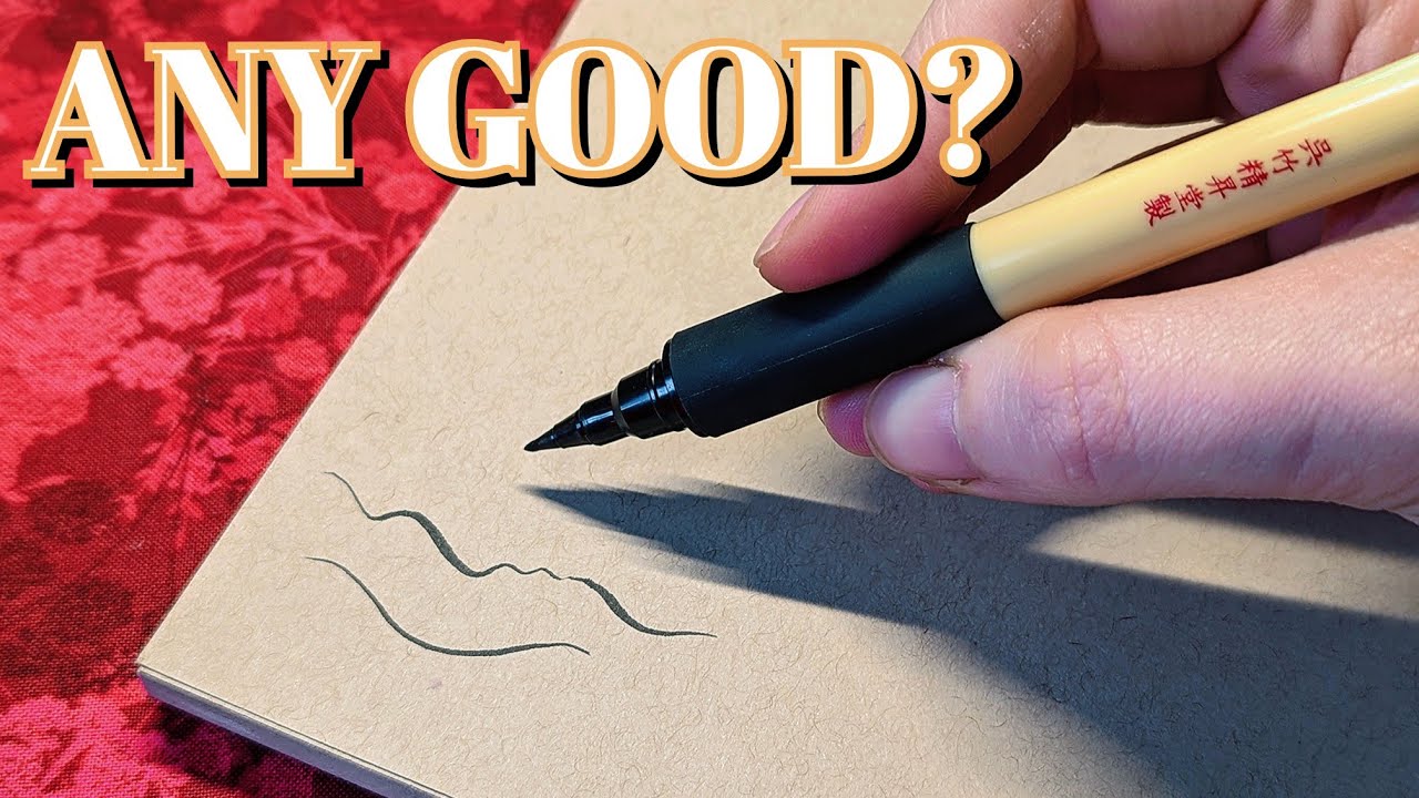 Is this brush pen durable? 🤔 Kuretake Bimoji Review