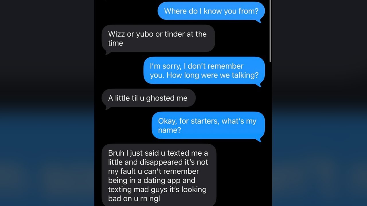 Dating App Goofball.