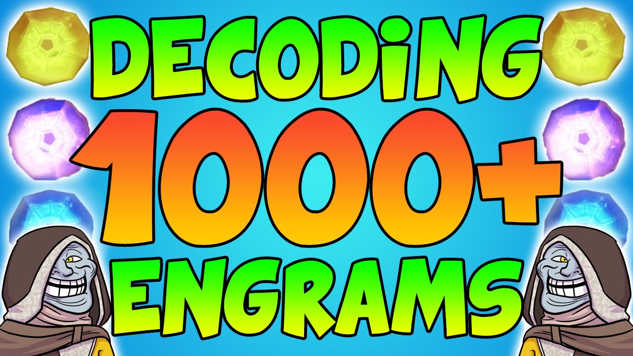 Destiny: 1000+ Engram Opening &ndash; 1000 SUBSCRIBERS SPECIAL Exotic &ndash; Legendary &ndash; Rare Opening Gameplay