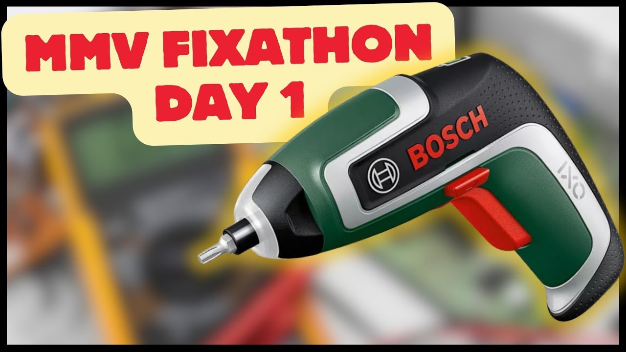 MMV November 2024 Fixathon Day 1 - Faulty Bosch Screwdriver