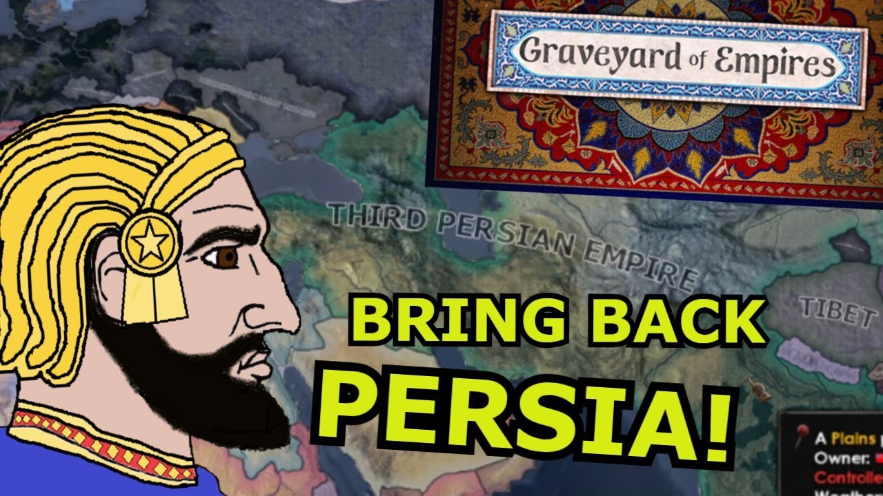 Hoi4 NW DLC GRAVEYARD OF EMPIRES: Удивительный дух Персидской империи