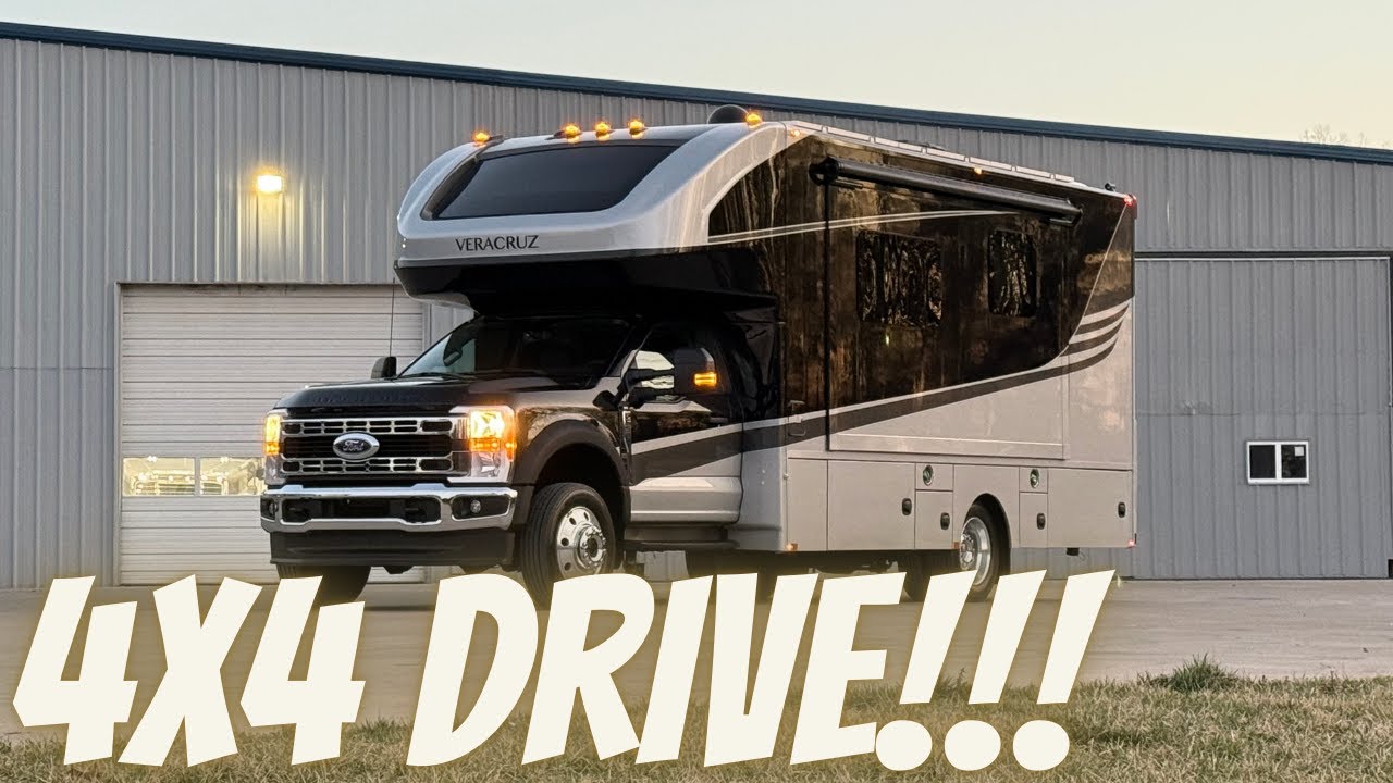 Perfect Starter Super C RV! 2024 Renegade Veracruz with Four Wheel Drive!