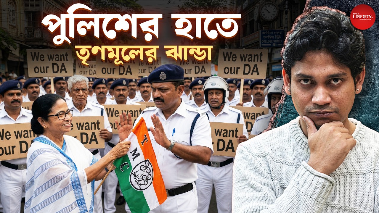 তৃণমূলের কর্মীসভা ভরালো পুলিশ। বিক্ষোভ পুলিশ মহলে। Bengal Liberty। Bengal Police। Mamata Banerjee