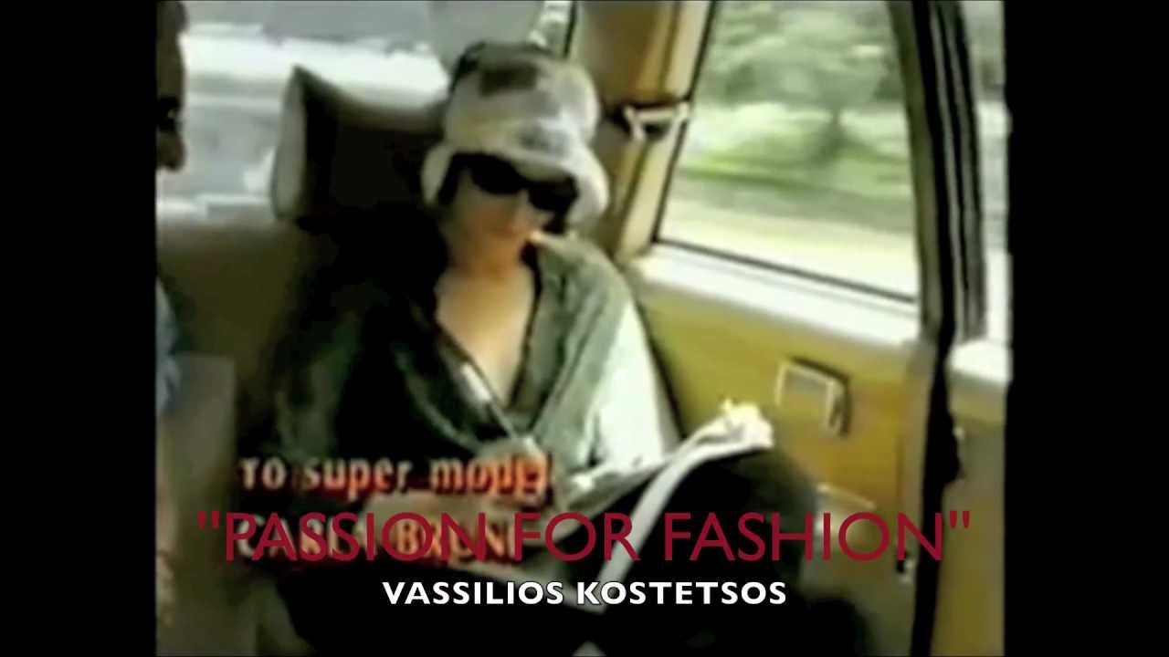 ''passion fashion'' making off video backstages Starring Icon Carla Bruni & Vassilios Kostetsos