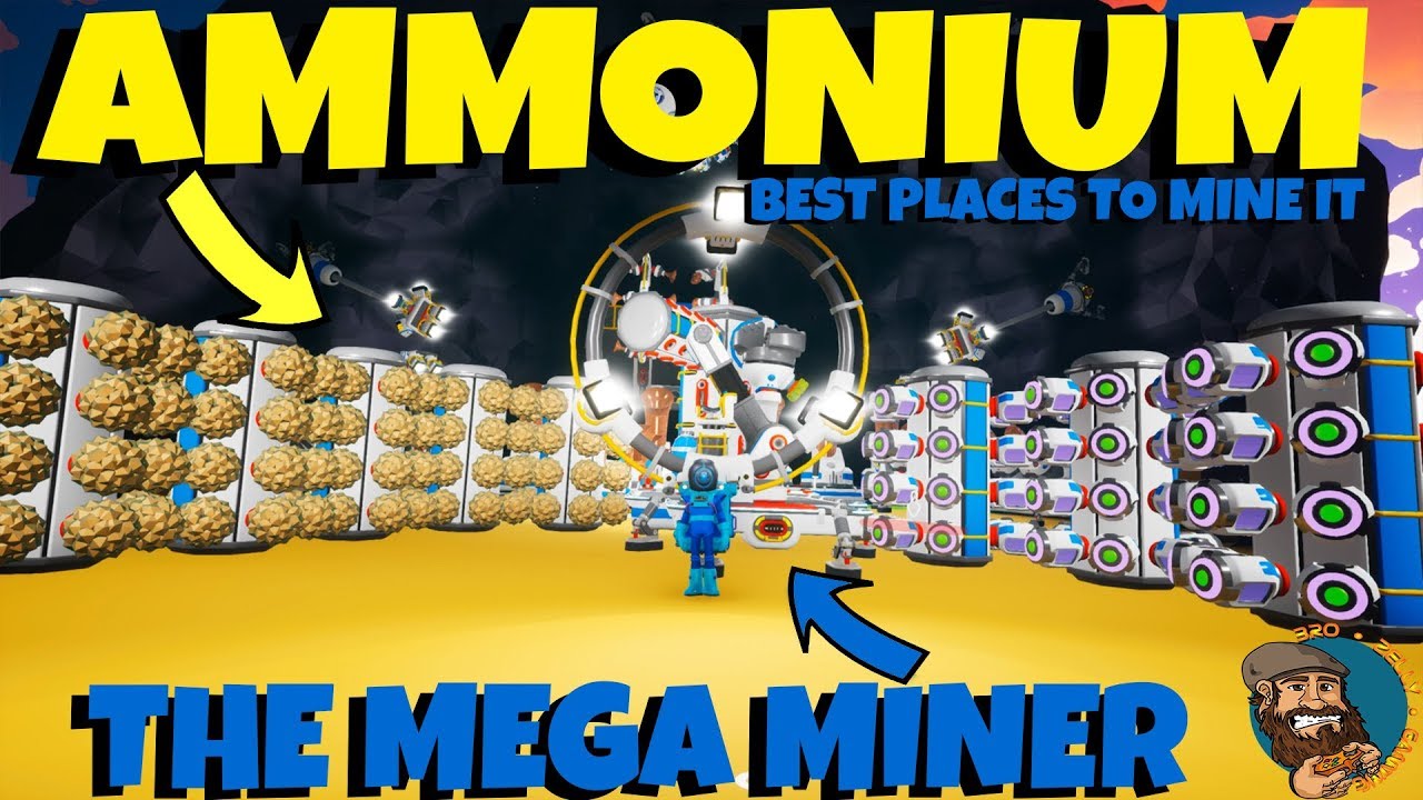 ASTRONEER - AMMONIUM TIPS AND TRICKS WITH THE MEGA MINER