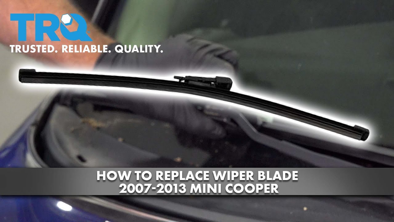 How to Replace Wiper Blade 2007-2013 Mini Cooper