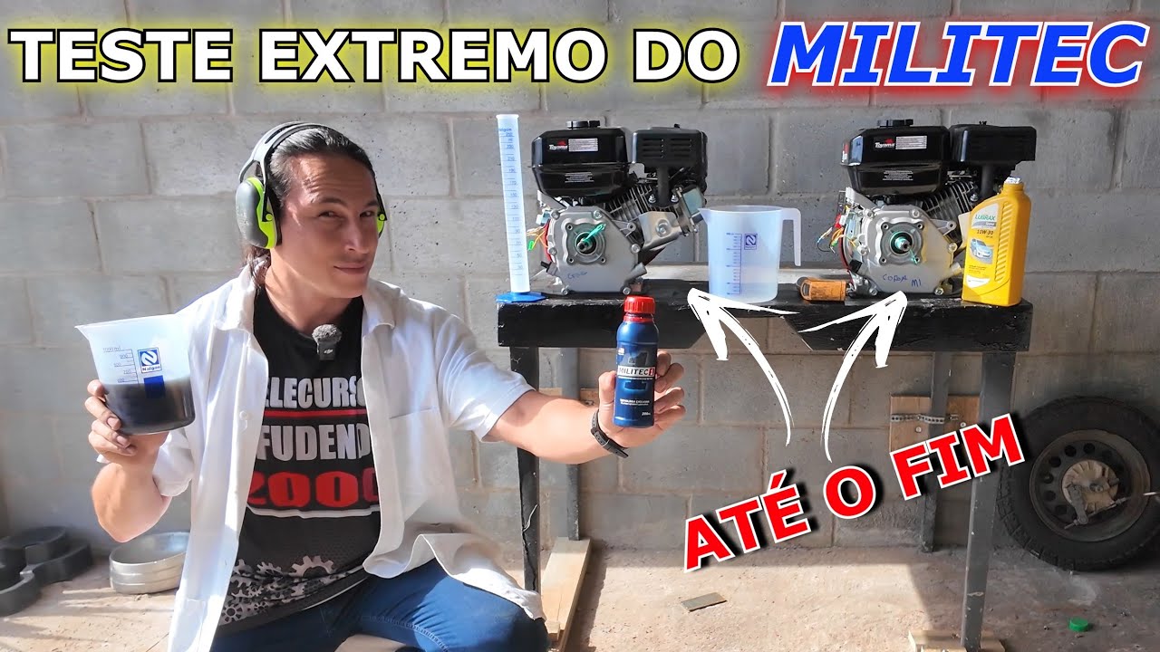 DESTRUÍMOS 2 MOTORES NOVOS PARA TESTAR O MILITEC NA PRÁTICA