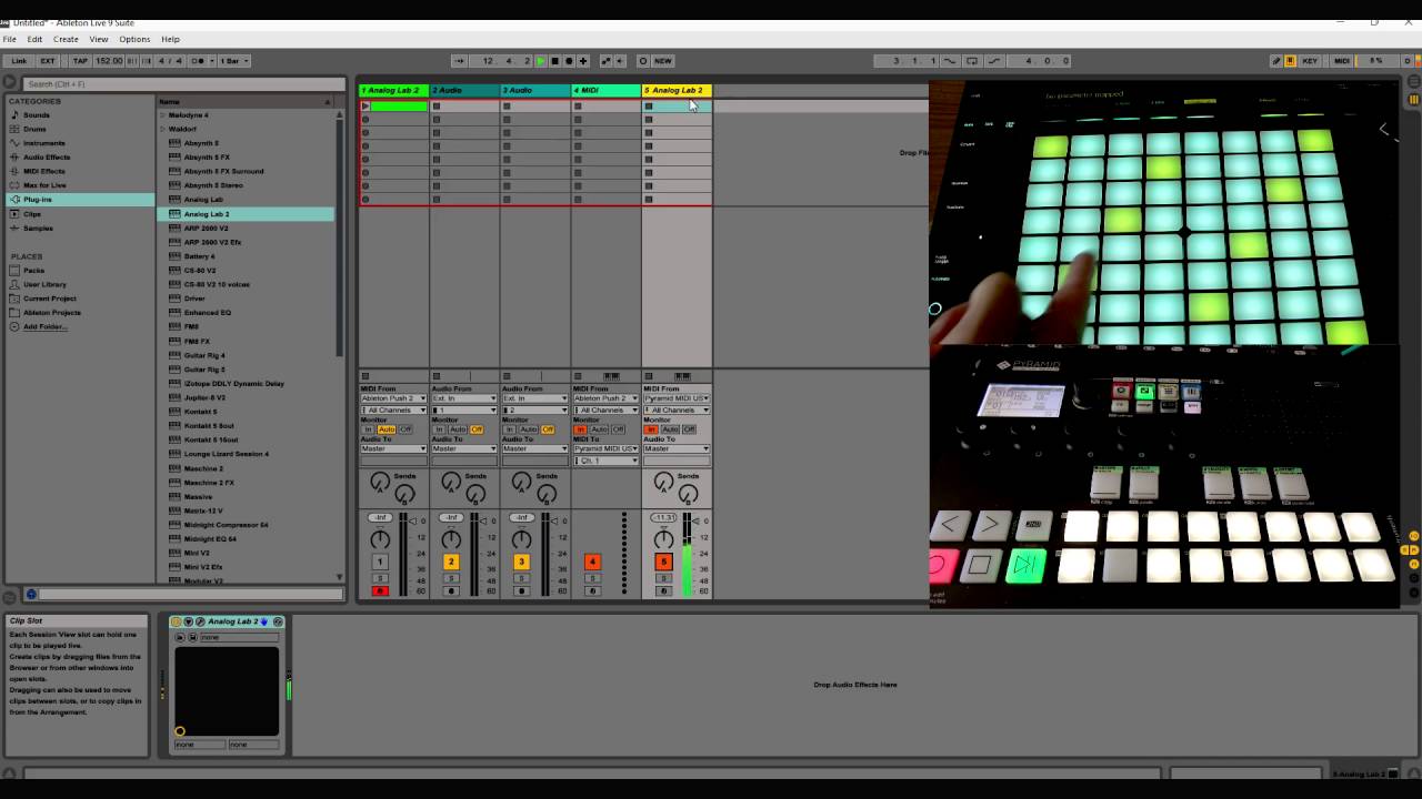 Squarp Pyramid Sequencer DAW Integration