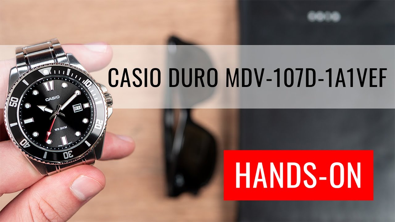 HANDS-ON: Casio Collection Duro MDV-107D-1A1VEF