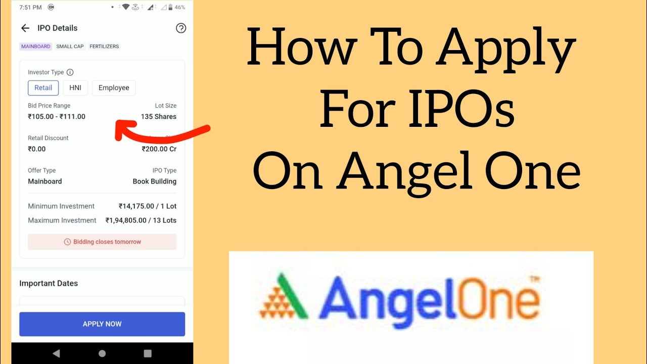 How To Apply For Ipo On Angel One App In Tamil
