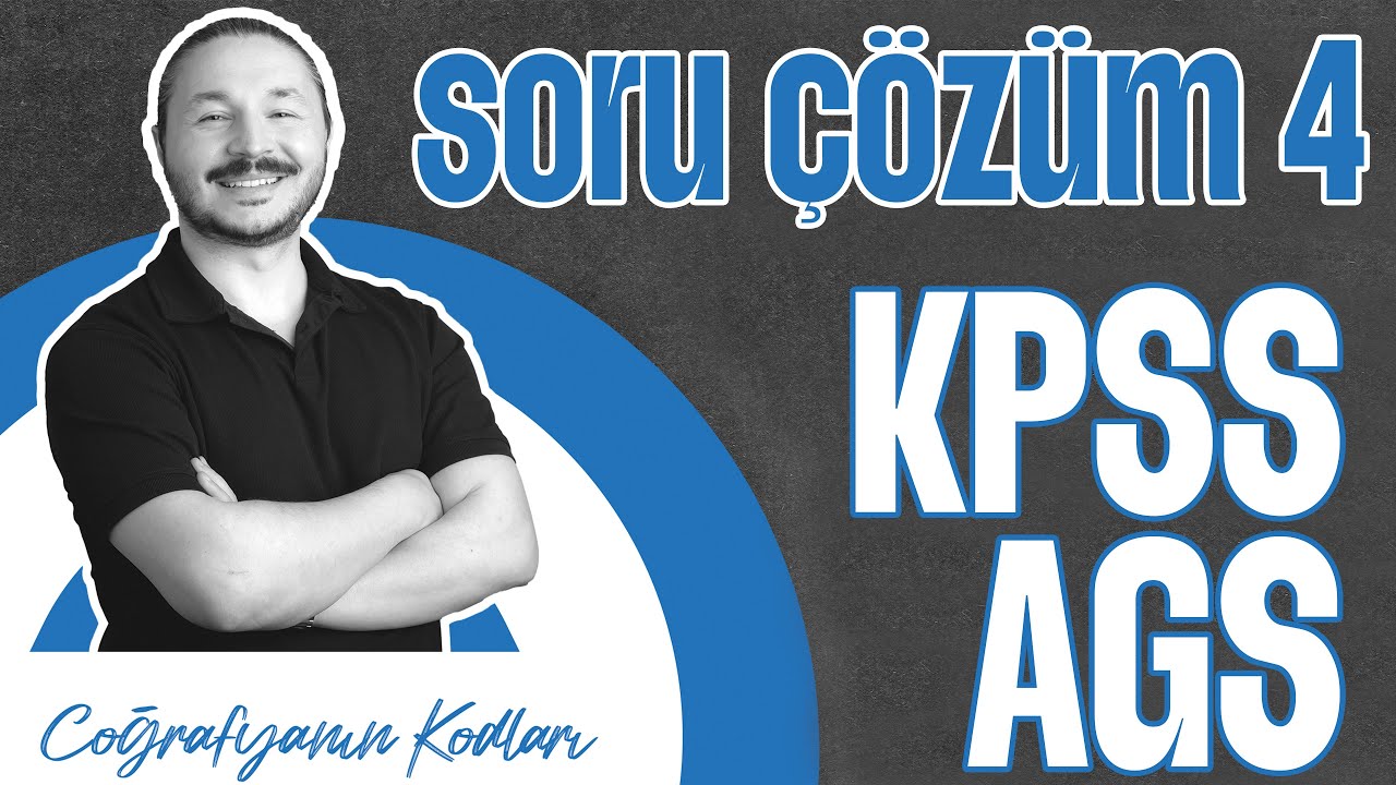 KPSS - AGS COĞRAFYA SORU ÇÖZÜM 2026 | Türkiye'de Dış kuvvetler akarsu ve rüzgar aşınım şekilleri