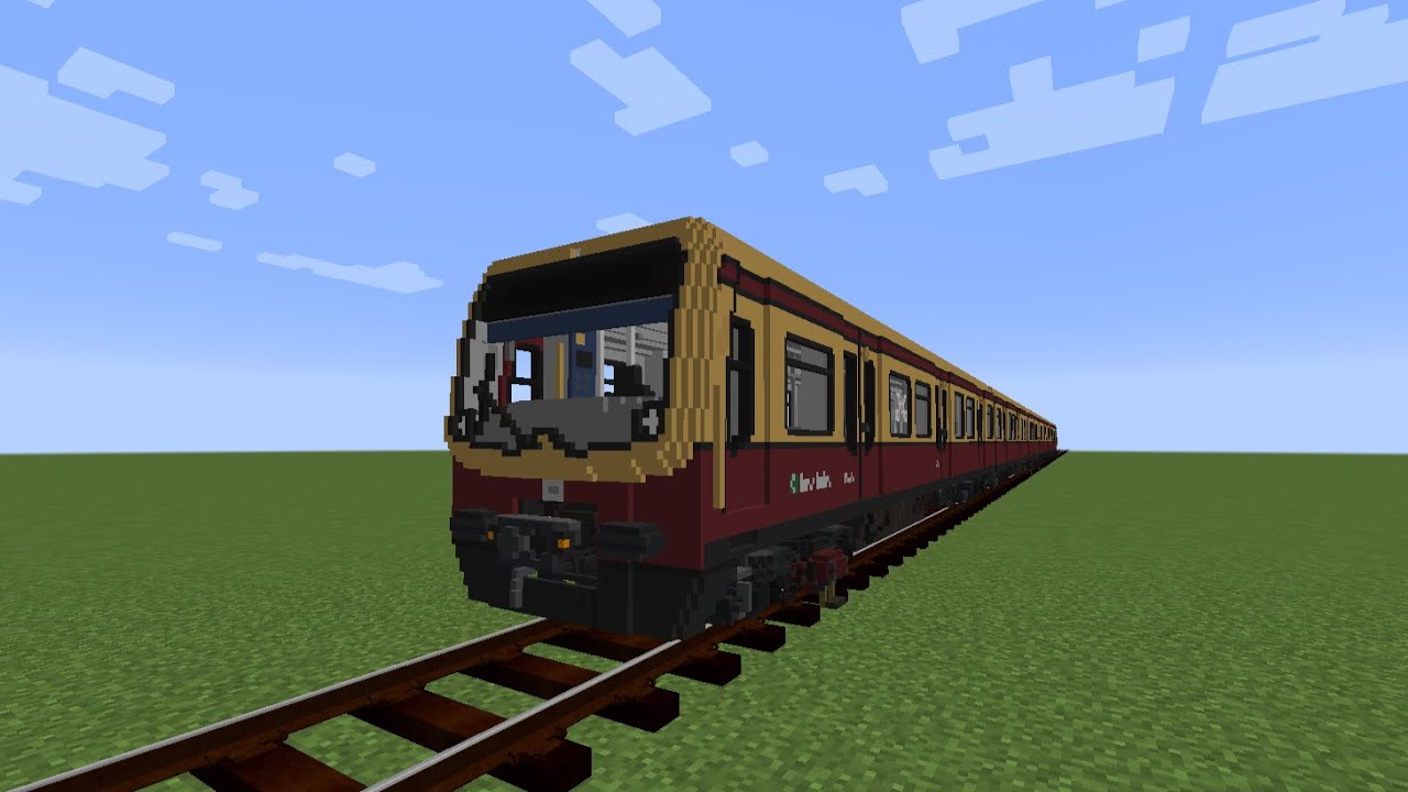 Minecraft DB BR 481 S-Bahn Berlin Train Metro Mod