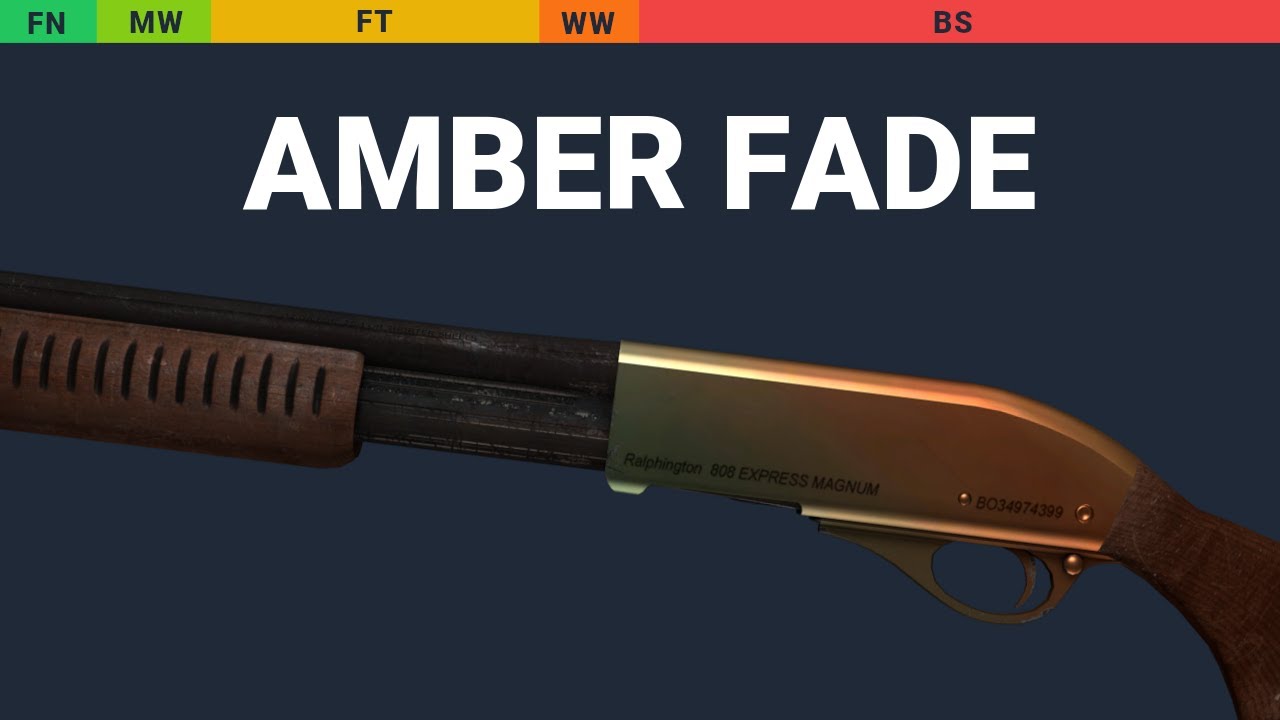 Sawed-Off Amber Fade - Skin Float And Wear Preview