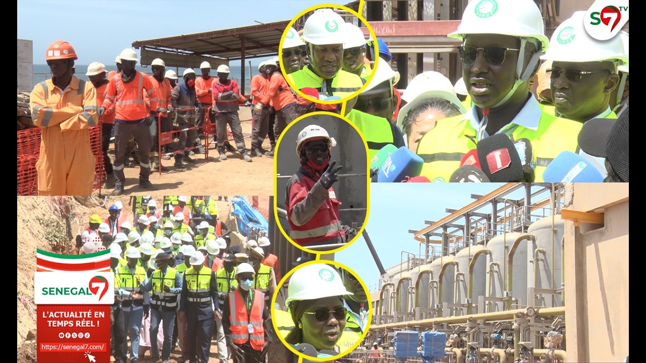 Projet de dessalement d’eau de mer : Visite ministérielle des infrastructures sociales de la SONES