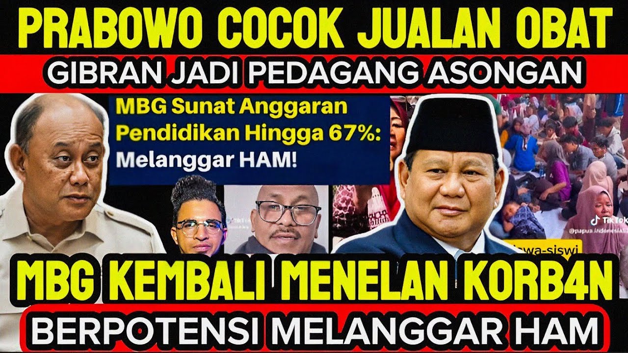 VIRAL‼️PRABOWO COCOK JADI PENJUAL OBAT YG PIDATONYA HANYA OMON², BEGITULAH KEC4M4N DARI OKNUM GAM