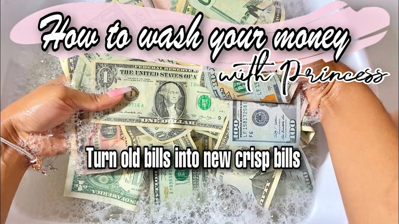 How to get Clean + Crisp Bills | Washing Money | 21 year old Entrepreneur | Princess Budgets