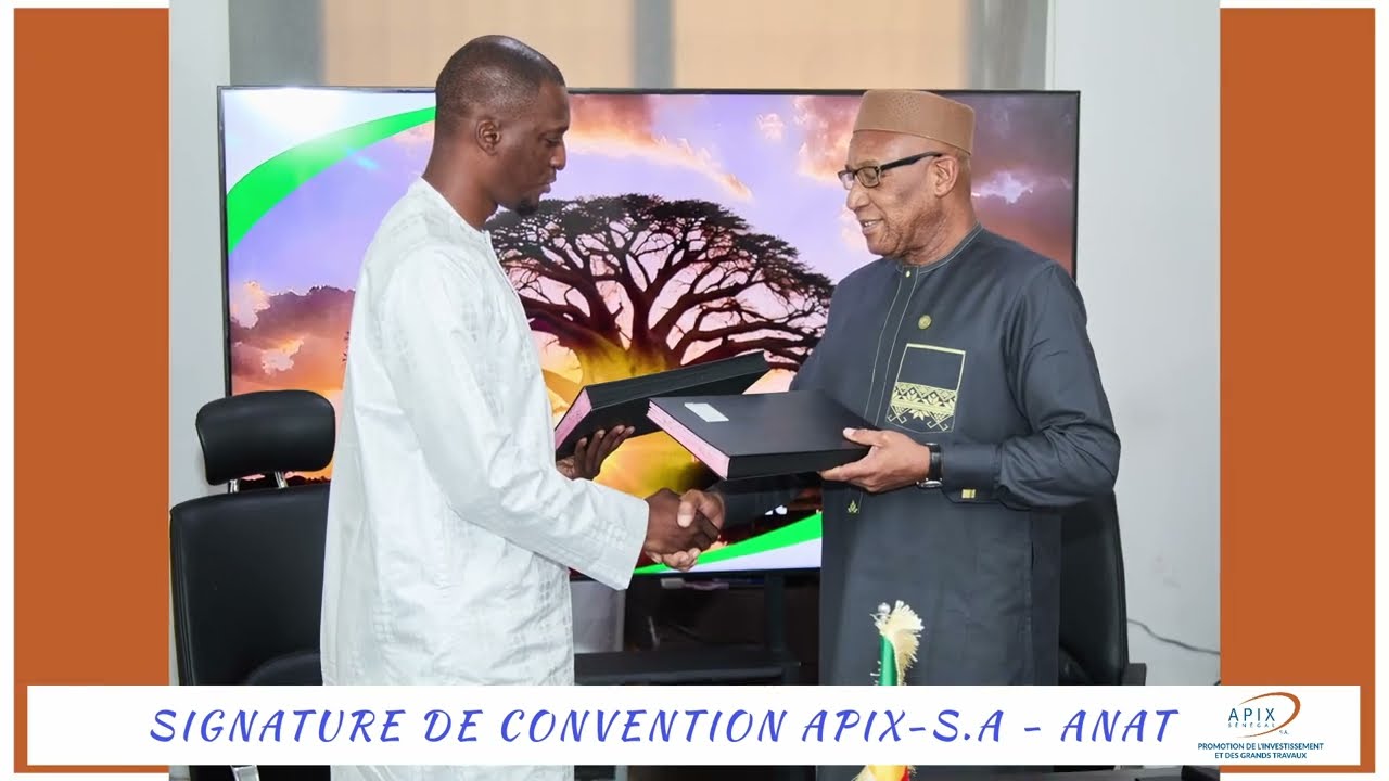 Signature de Convention APIX SA ET ANAT