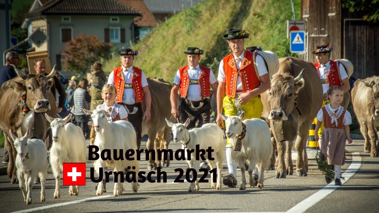 Bauernmarkt beim Alpabzug in Urnäsch 2021 / Farmer Market in Switzerland🇨🇭