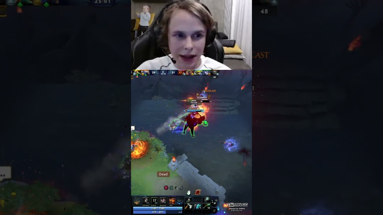 Дурачье показывает мастер класс по фиду на снайпере | dyrachyo dota 2