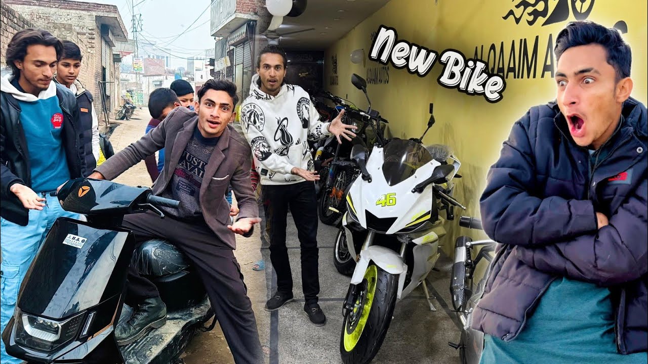 New Electric Scooter Or New Havey Bike Buy Krana Laga Ha