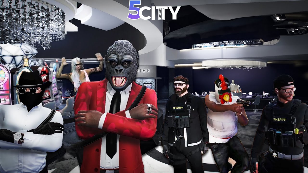 NAPAD NA KASYNO,  SAMIR VS KAJA, NAUKA Z ANGIE *5City GTA RP*