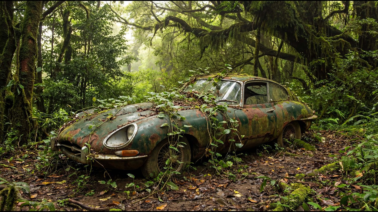 Car Restoration Full Rebuild of a 1961 Jaguar From Rust to New #viral #car #automobile #restoration