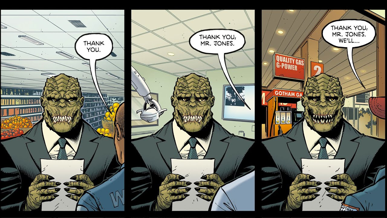 Killer Croc Tries to Get a Regular Job
