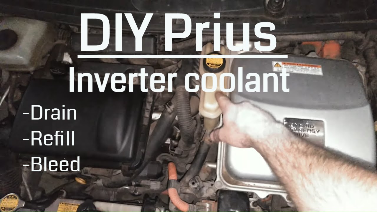 How to change (& bleed) the INVERTER coolant in a 2004-2009 Toyota Prius (in 20 minutes or less)