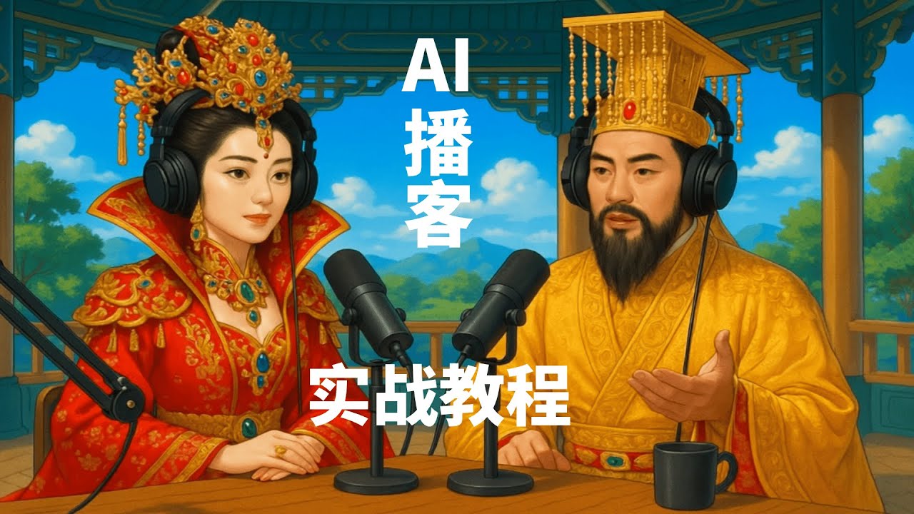 【零成本AI播客】NotebookLM + GPT-4o + 可灵AI，轻松打造《三国演义》视频播客！实战教程，含提示词优化！