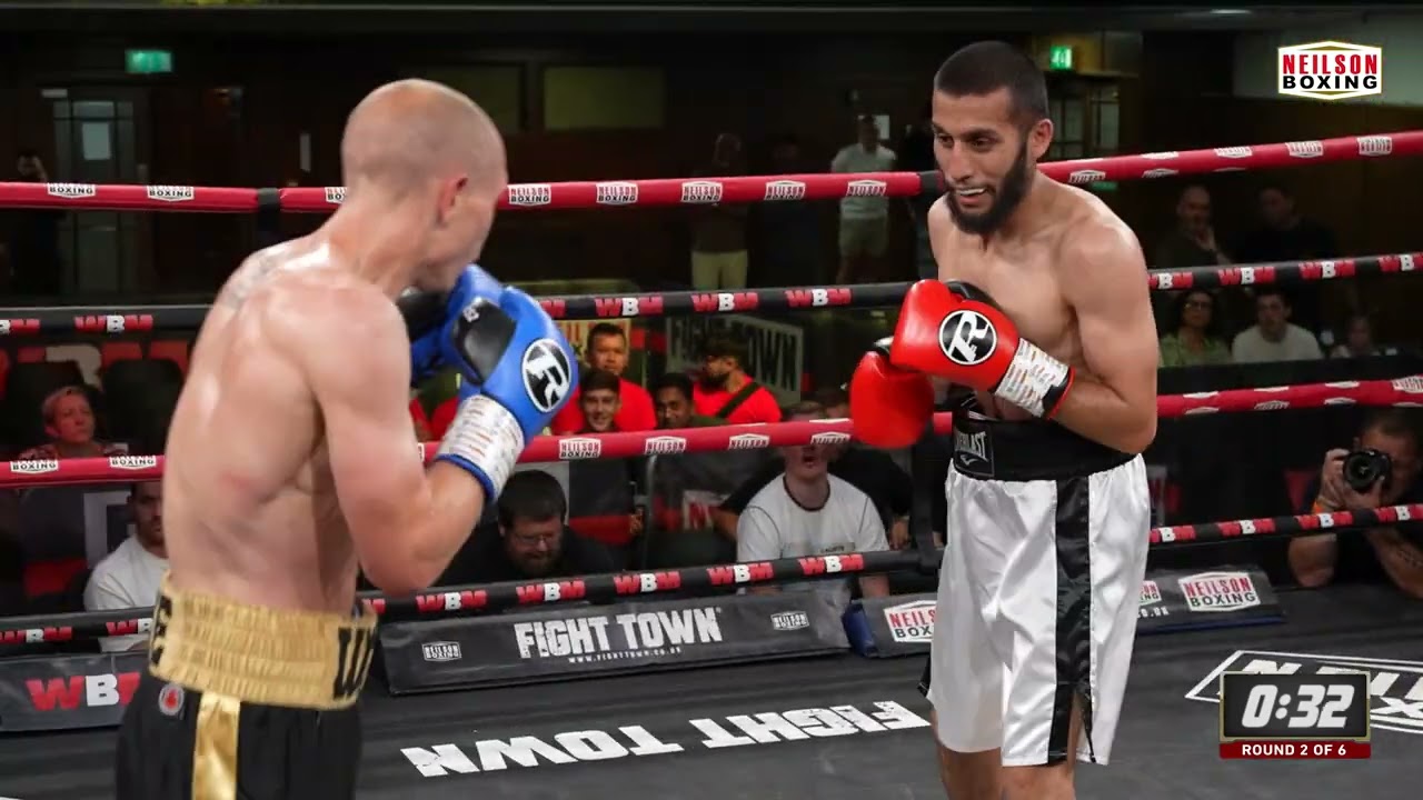 Luke Pearson vs Nabil Ahmed (Full Fight) - Fight Town York Hall - Neilson Boxing - 1st July