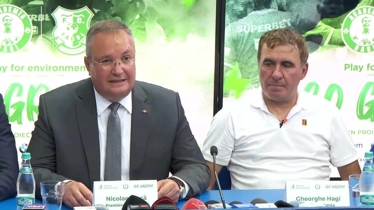 8/30/22: Alocuțiunea PM Nicolae-Ionel Ciucă la baza sportivă ”Academia de fotbal Gheorghe Hagi”