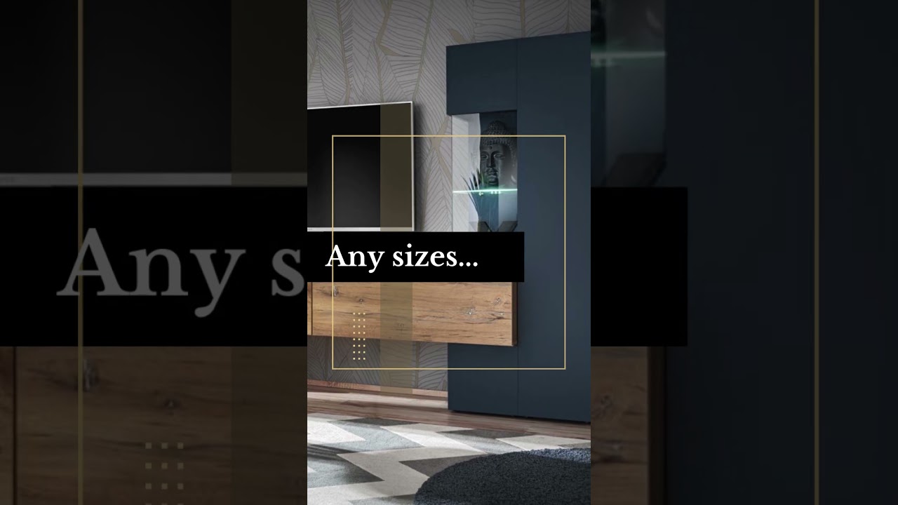 Gloss White TV Stand with LED | High Gloss Media Unit &ndash; LukaFurniture.ie