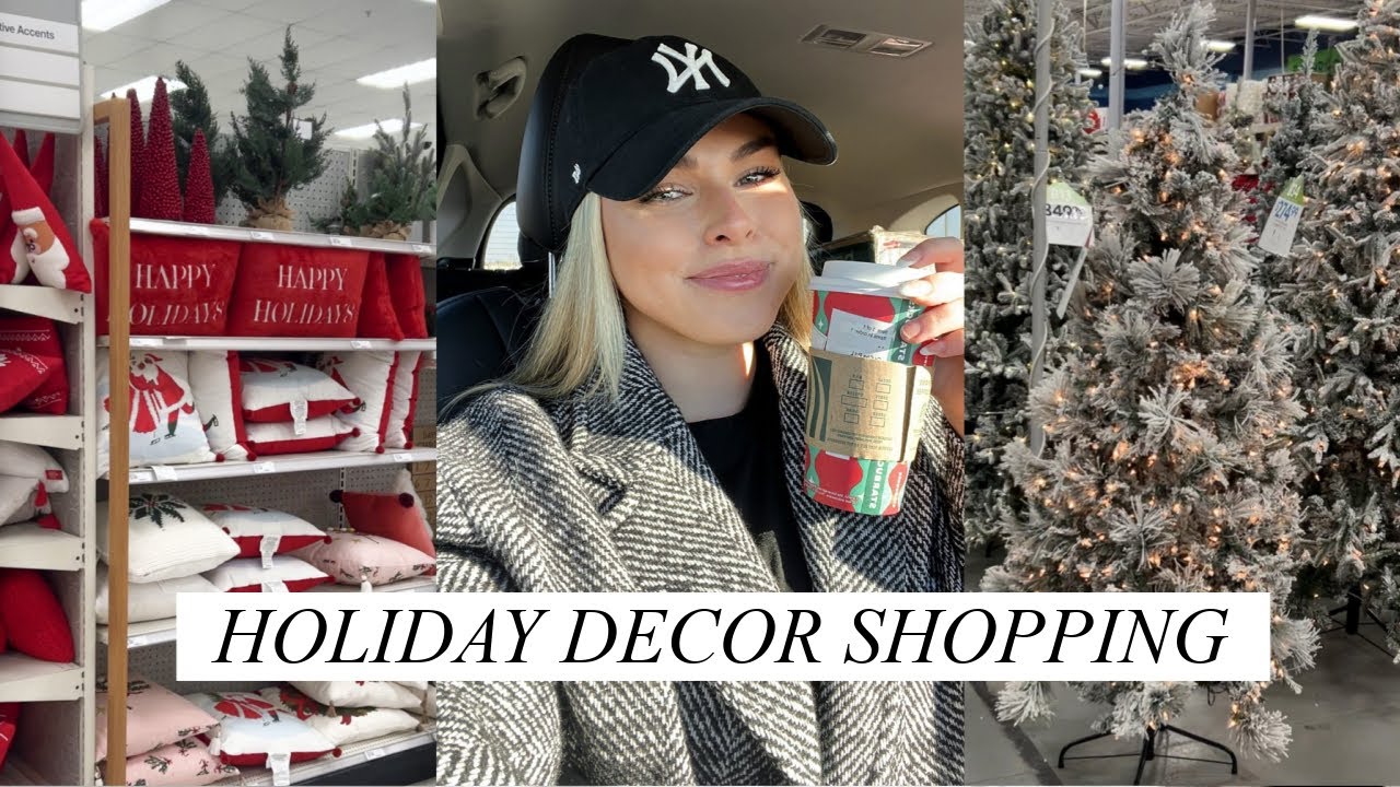 VLOG: a festive day in my life, vlogmas, Christmas decor shopping at target + haul!