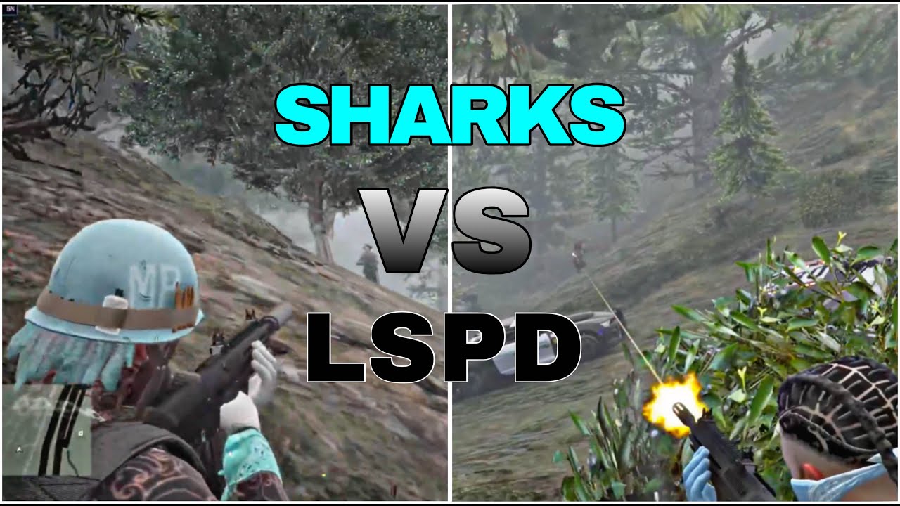 COMO QUE DALE!!! | SHARKS VS LSPD | 4RMAS L4RGAS | DovuxLife