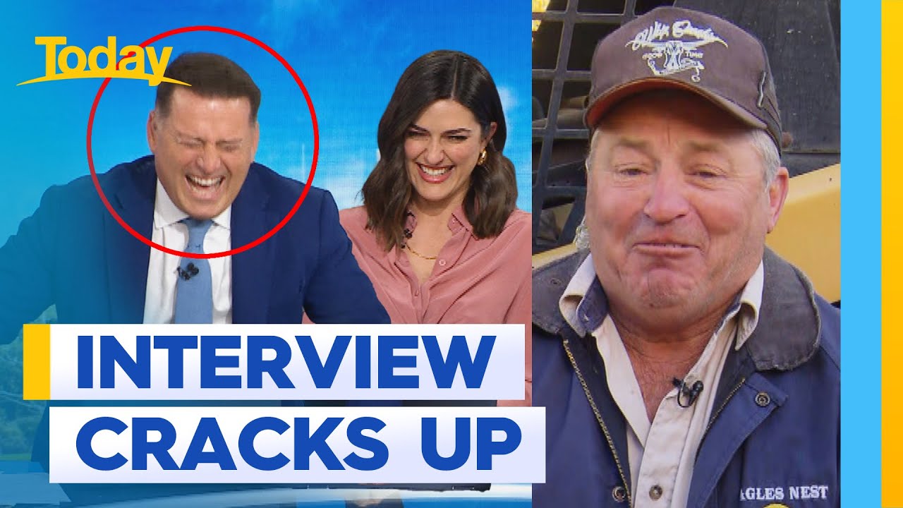 Hilarious interview with Aussie bloke who found a grenade 😂 | Today Show Australia