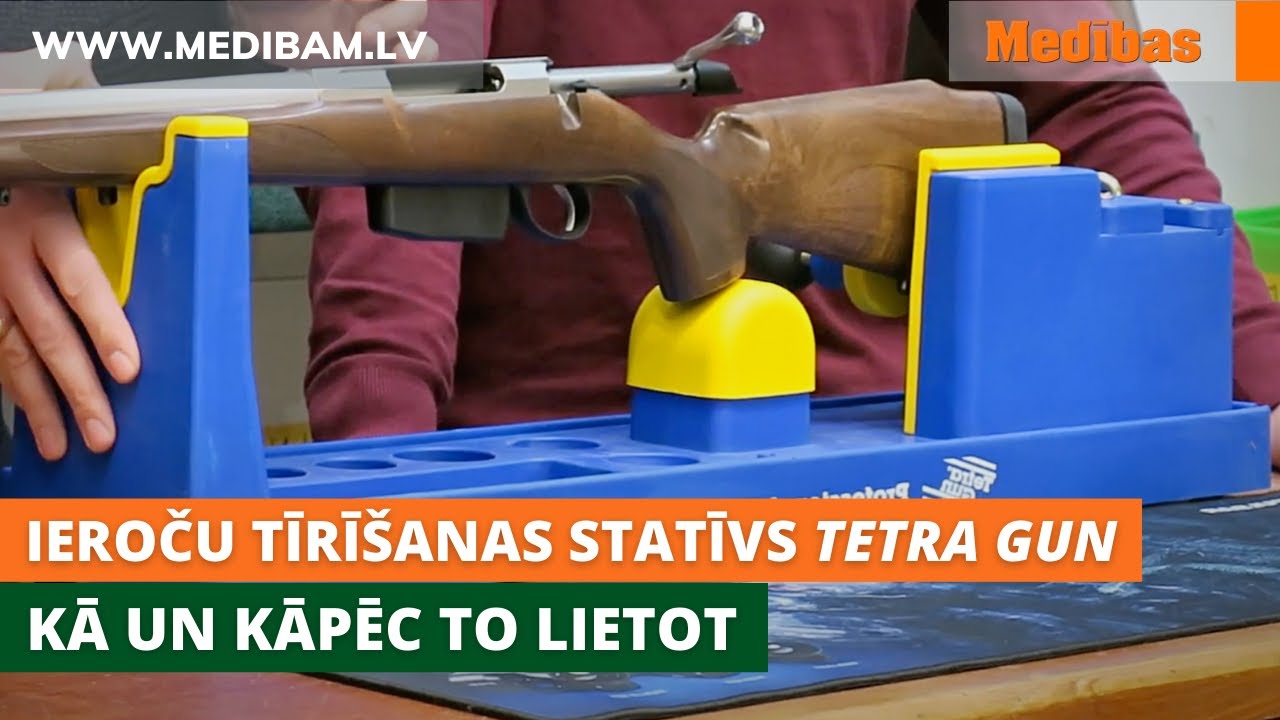 Ieroču tīrī&scaron;anas statīvs Tetra Gun un kā to lietot. Praktisks padoms