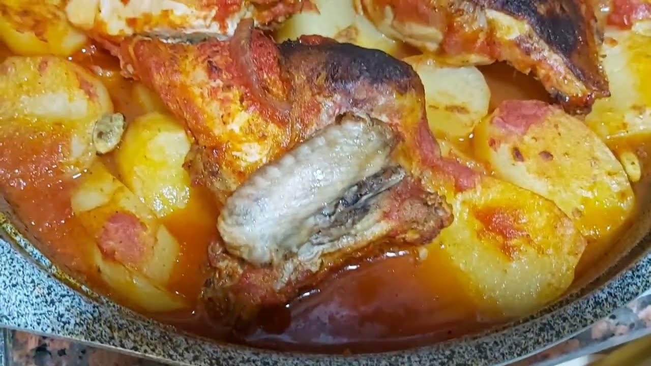 ( طريقه عمل صنيه بطاطس بالفراخ ) 👍