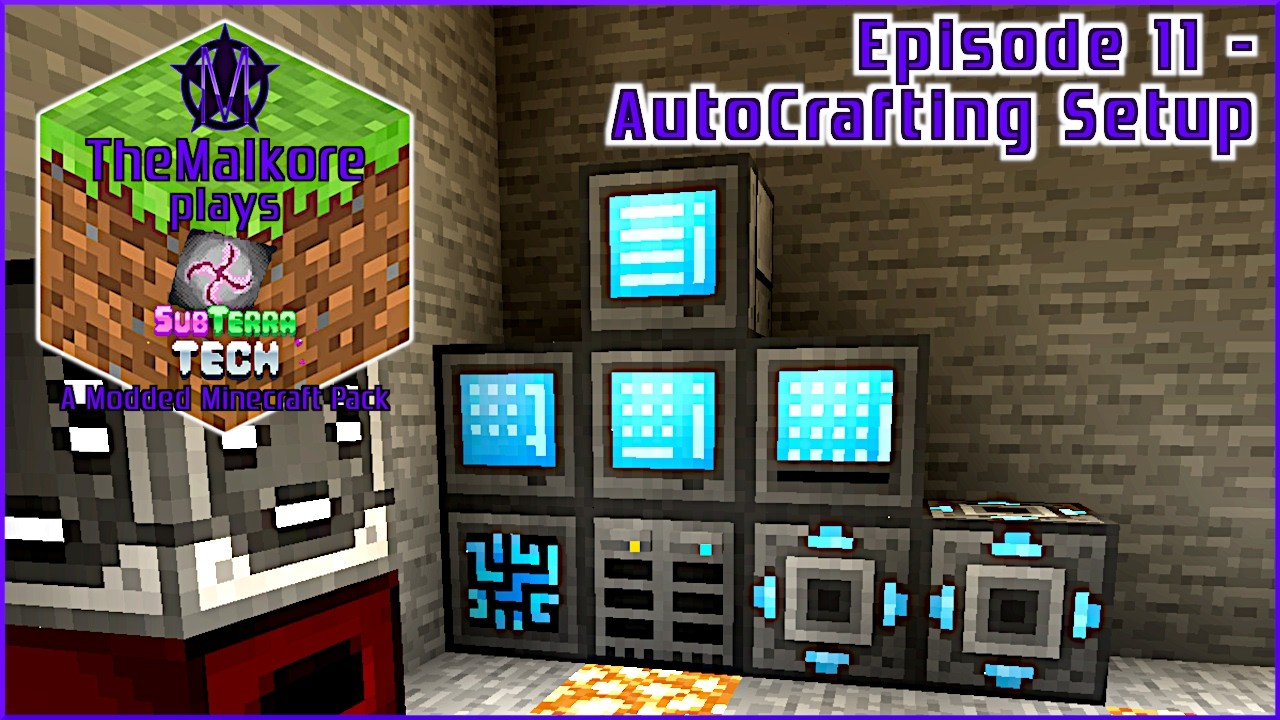 SubTerra Tech 🟣 Episode 11 🟣 AutoCrafting Setup