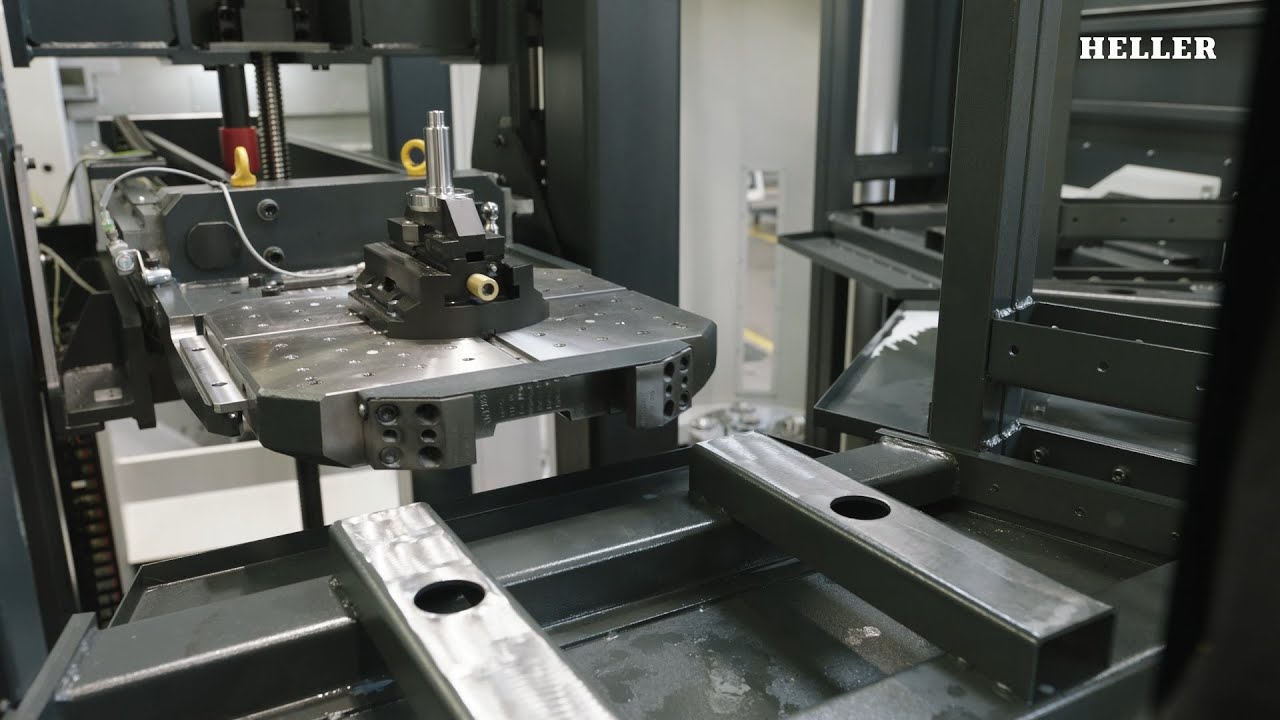 HELLER HF 3500 with HELLER RSP 12H2 rotary pallet storage | Pallet automation