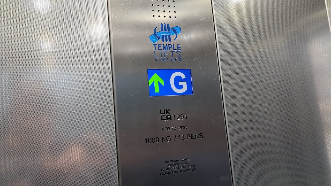 Temple Lift outside the Southbank Centre in London