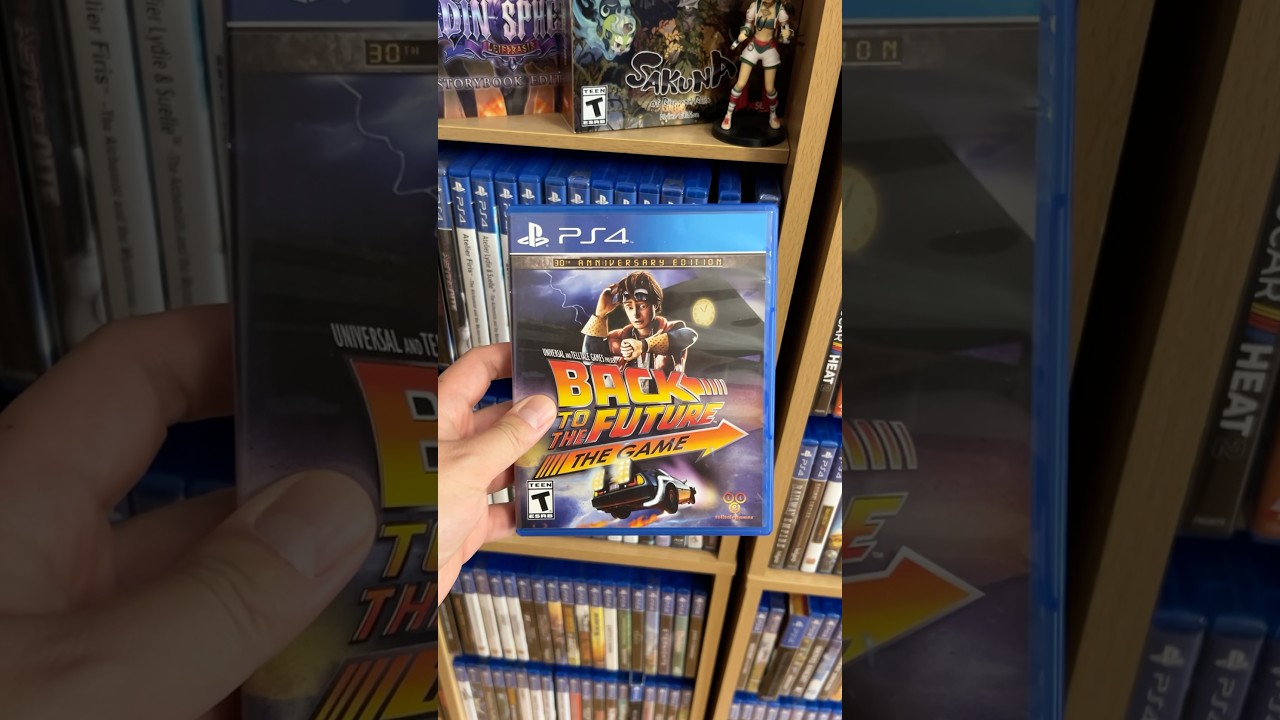 Редкая игра для PS4: &laquo;Назад в будущее: Игра&raquo; #gameunboxing88