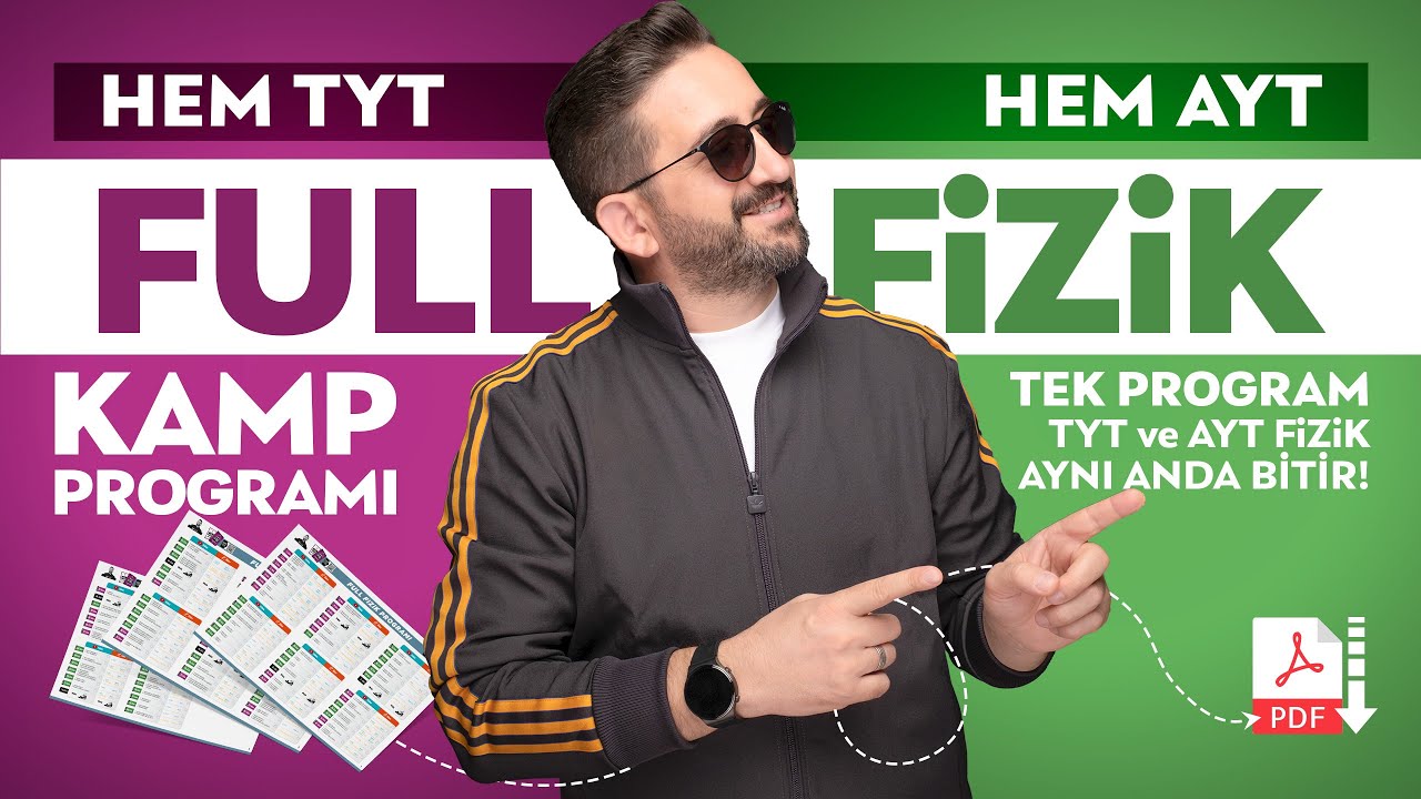 TYT ve AYT FİZİK BİTİRME PROGRAMI! | AYNI ANDA TÜM FİZİĞİ Bitir! #yks