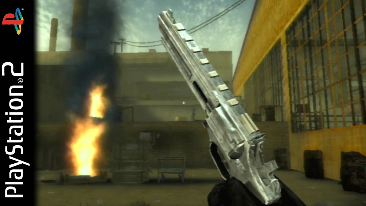 BLACK PS2 - testando armas - MAGNUM