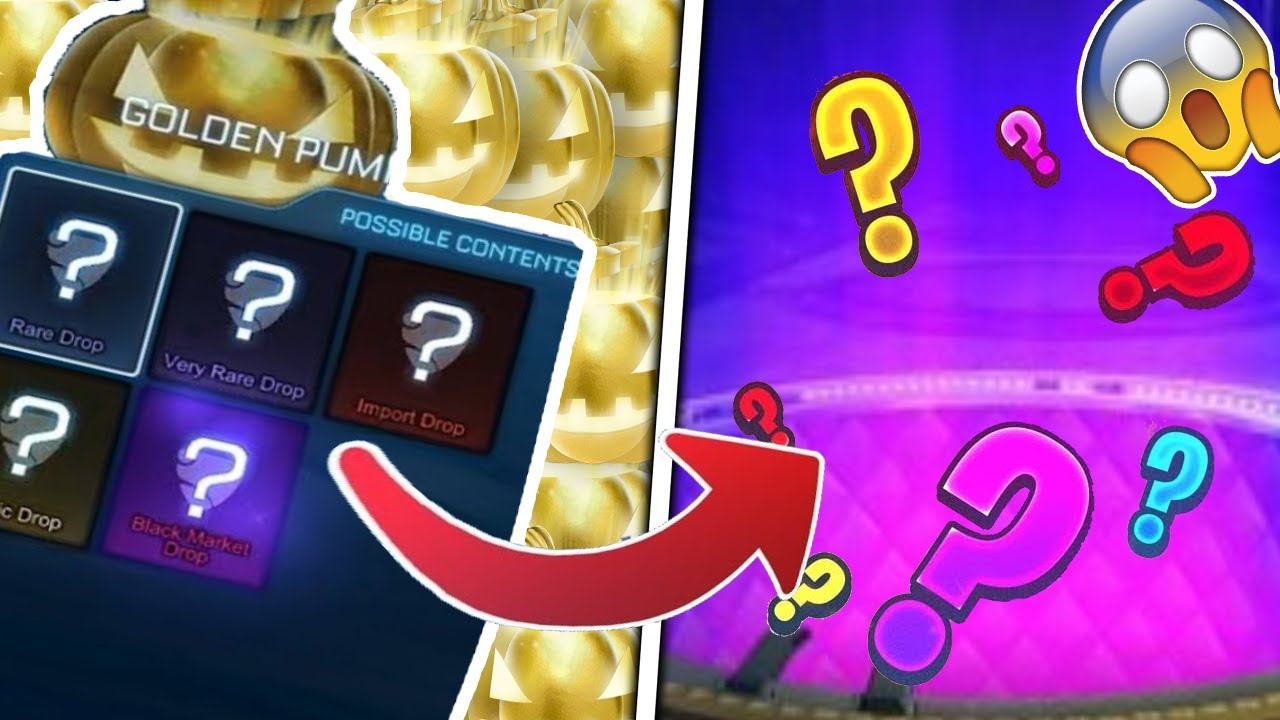 GOLDEN PUMPKIN 2020 OPENING ROCKET LEAGUE & FREE BLACK MARKET GIVEAWAY (OMG)