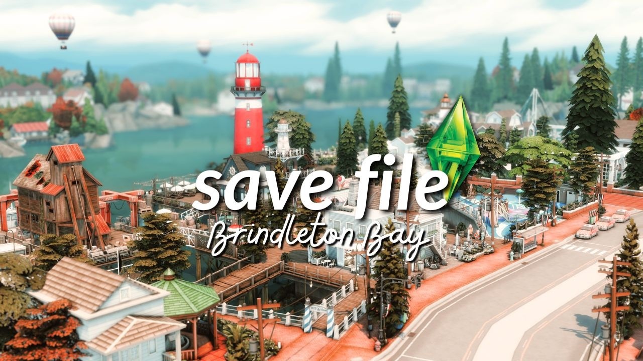 Touring My Sims 4 Realistic Save File in Brindleton Bay 🌊 (No CC)