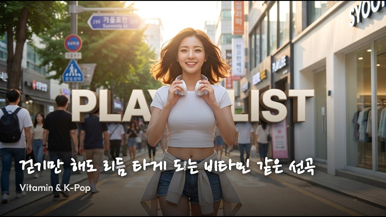 playlist [활력 #6]✨ 걷기만 해도 리듬 타게 되는 비타민 같은 선곡 | Vitamin & K-Pop