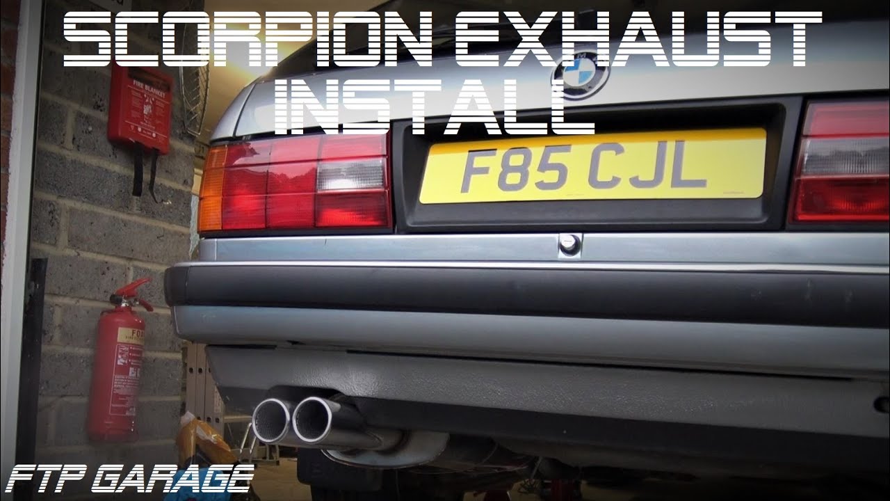 Fitting a Scorpion Exhaust to my E30 | 1989 BMW E30 320i Touring | What a difference!