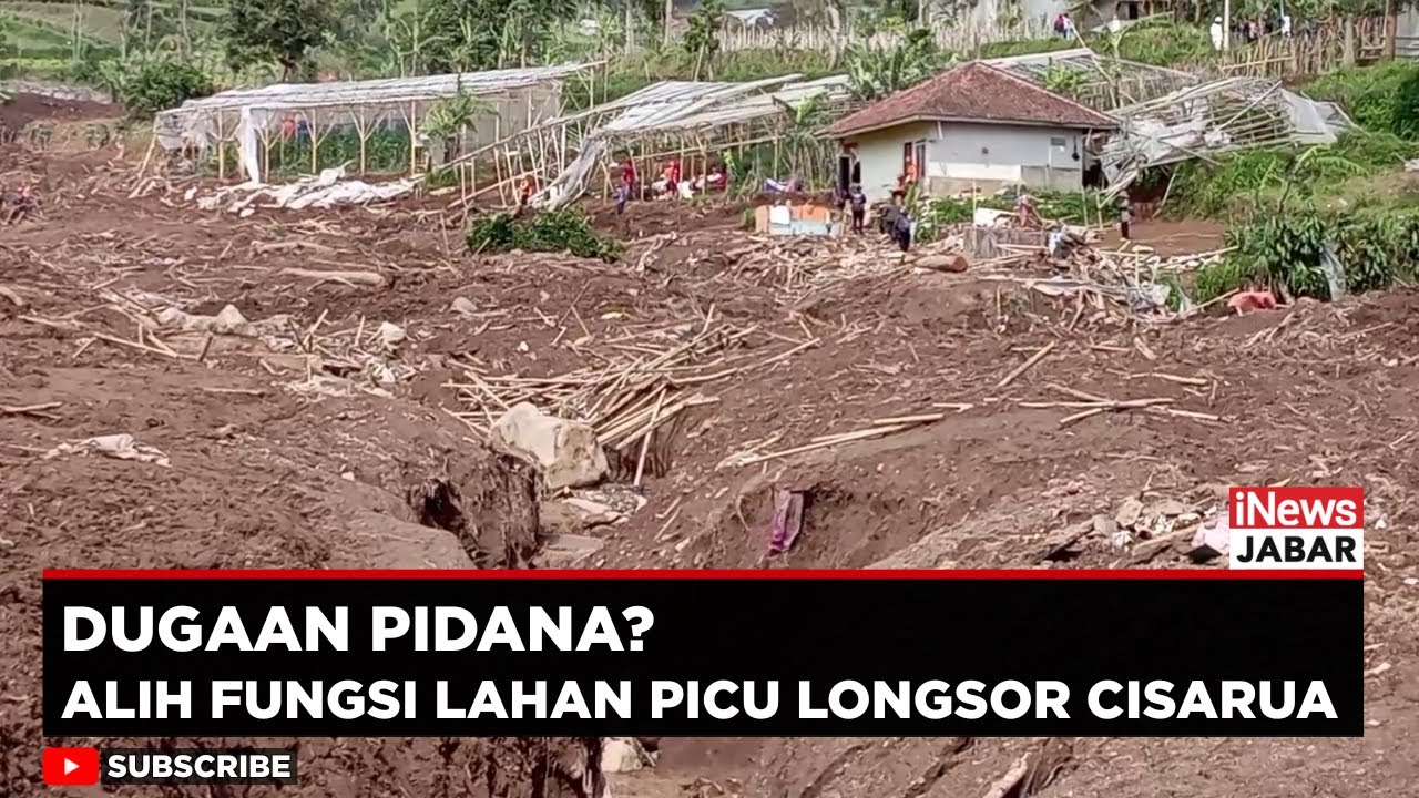 Polda Jabar Dalami Dugaan Pidana Longsor Cisarua, Akibat Alih Fungsi Lahan | iNews Jabar