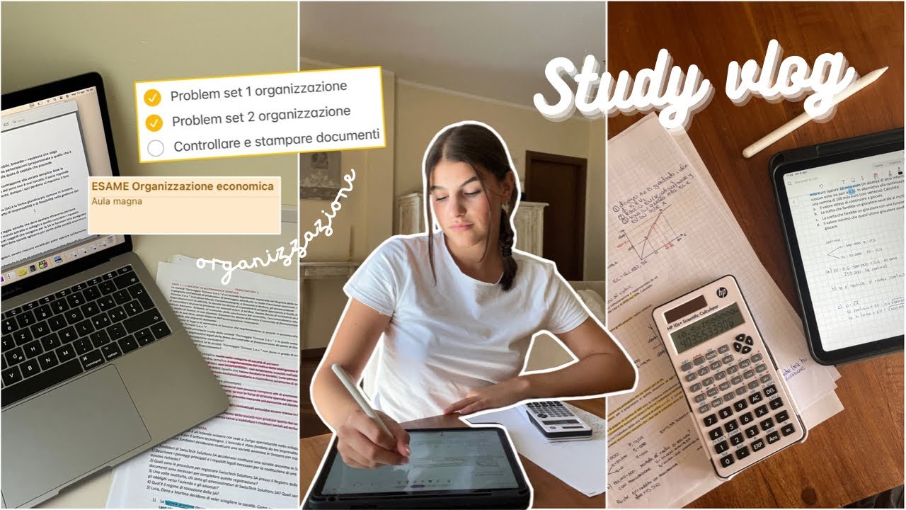 STUDY VLOG: studiamo per la sessione di settembre, motivazione & organizzazione | Valeria Martinelli